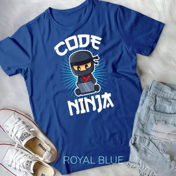 Hot Trending Tee With Code Ninja Programmer Coder Computer Programming Coding T-Shirt Unisex T-Shirt
