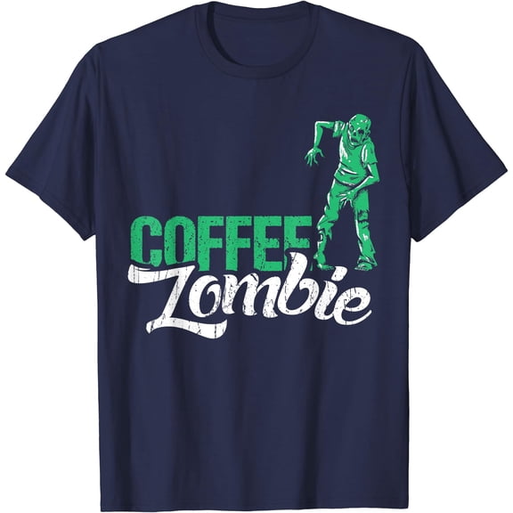Hot Trending Tee With Coffee Zombie Design Coffee Lovers And Zombie Unisex S-5Xl T-Shirt
