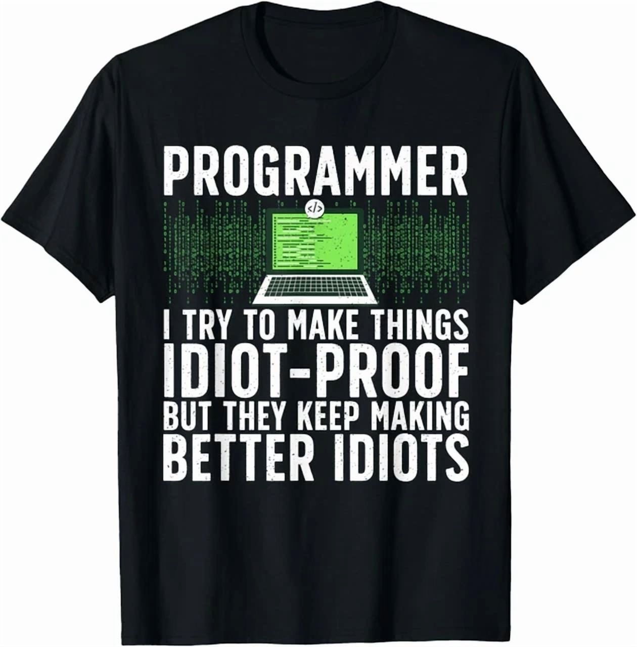 Hot Trending Tee With Cool Computer Programmer For Men Women Science ...