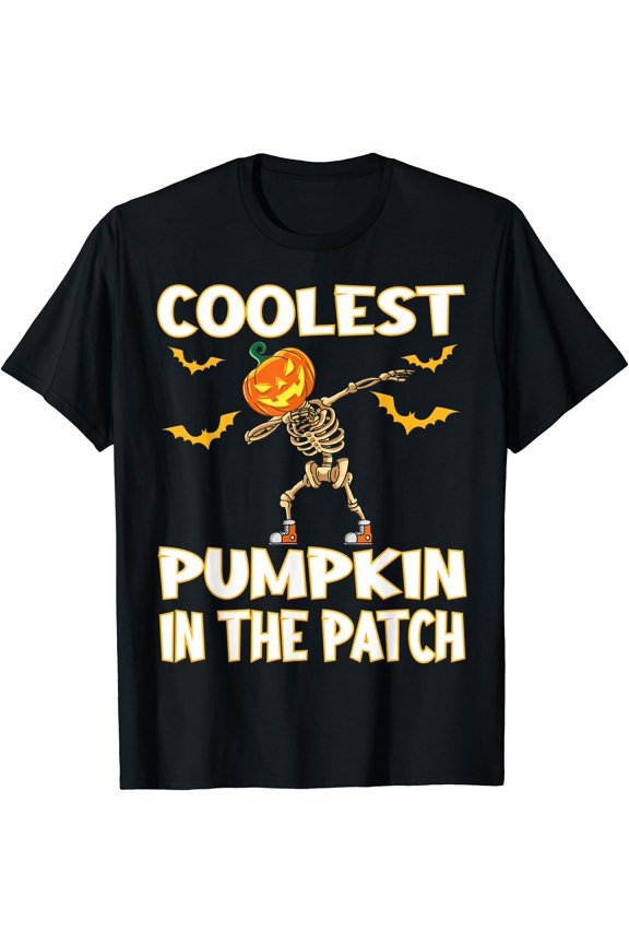 Hot Trending Tee With Coolest Pumpkin In The Patch Halowen