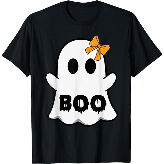 Hot Trending Tee With Cute Ghost Boo Costume, Adorable Ghost Girl Unisex S-5Xl T-Shirt