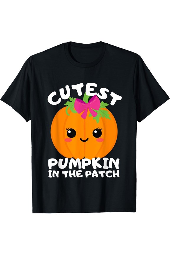 Hot Trending Tee With Cutest Pumpkin In The Patch Girl Pumpkin Unisex S-5Xl T-Shirt
