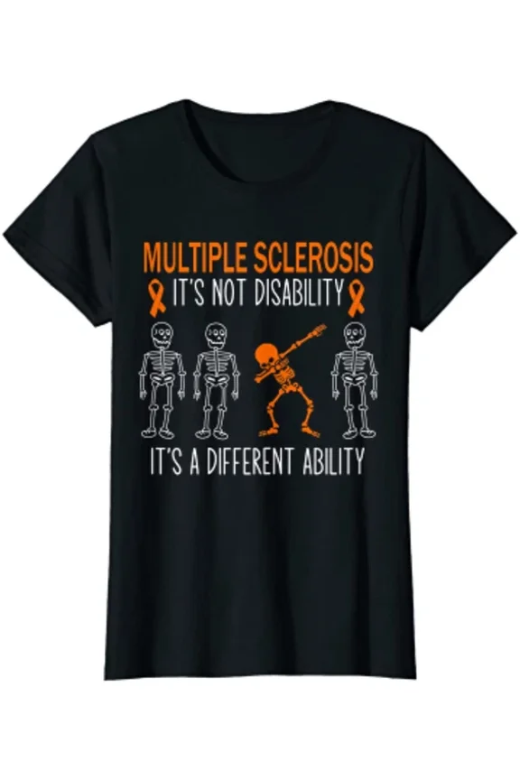 Hot Trending Tee With Dabbing Ability Multiple Sclerosis Awareness Ms T-Shirt