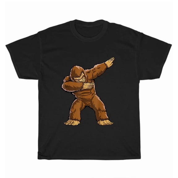 Hot Trending Tee With Dabbing Bigfoot Sasquatch Dab Dance Monster T-Shirt Unisex Tee Gift New