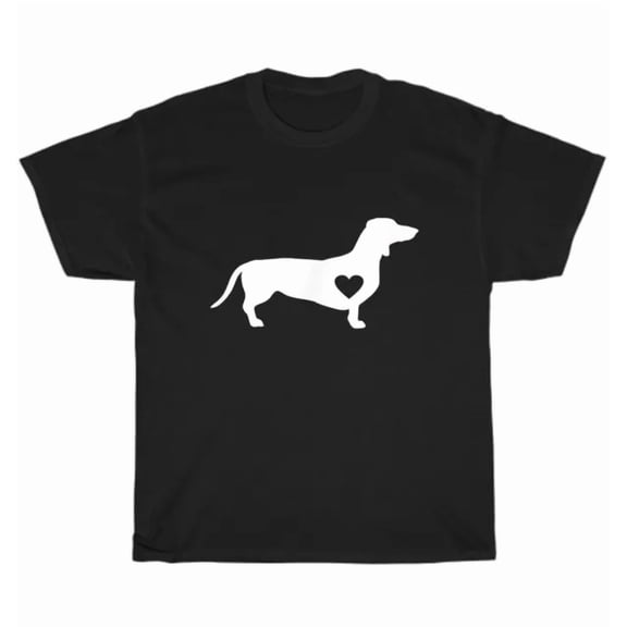 Hot Trending Tee With Dachshund Doxie Wiener Dog Puppy Pet Animal Lover T-Shirt Unisex Tee Gift