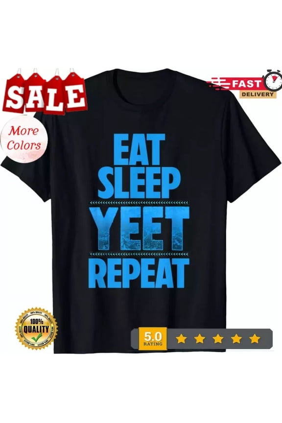Hot Trending Tee With Eat Sleep Yeet Repeat Vintage Jey Uso Yeet Apparel Saying T-Shirt