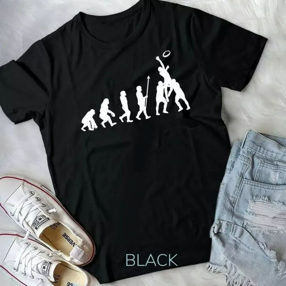 Hot Trending Tee With Evolution Of Rugby T-Shirt Unisex T-Shirt