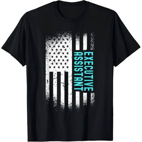 Hot Trending Tee With Executive Assistant With American Flag Tee Gift Unisex T-Shirt