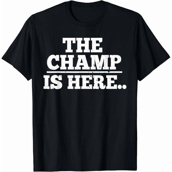 Hot Trending Tee With Fantasy Football Champion The Champ Is Here Gift Unisex T-Shirt