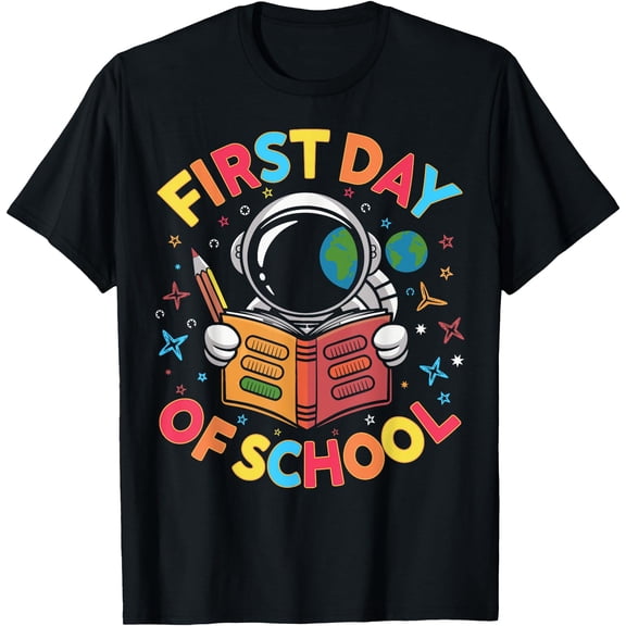Hot Trending Tee With First Day Of School Boys Astronaut Space Back To School T-Shirt