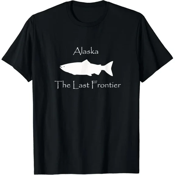 Hot Trending Tee With Fish Alaska Salmon Fishing Alaska Gift Tee Unisex T-Shirt
