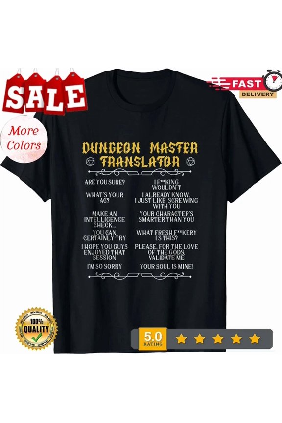 Hot Trending Tee With Gaming-Master,Board Game,Role-Playing Game,Player,Dungeon T-Shirt