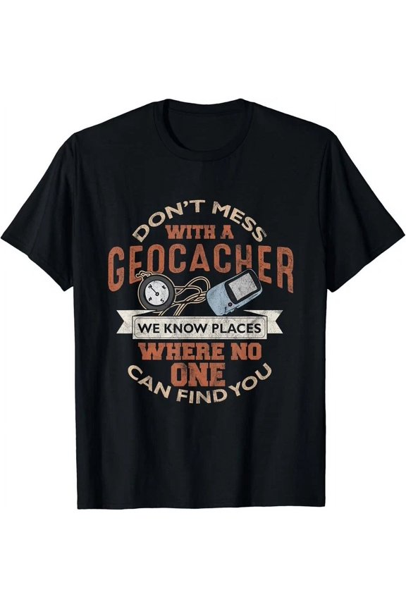 Hot Trending Tee With Geocache Geocaching Treasure Hunt Boys Men Gift Unisex T-Shirt