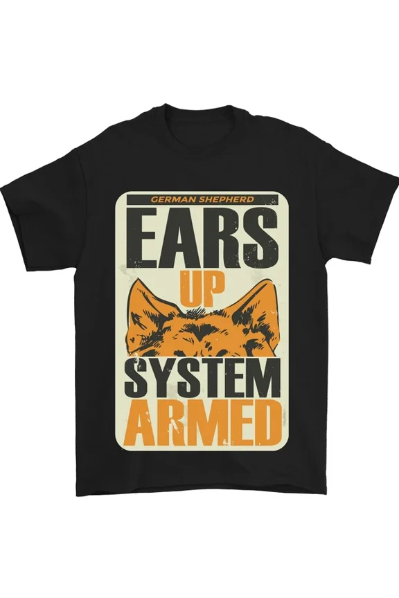 Hot Trending Tee With German Shepherd System Armed Mens Womens S-5Xl T-Shirt