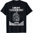 thumbnail image 1 of Hot Trending Tee With Ghost Hunting Shirt Haunted Places Quote Paranormal Gift Unisex T-Shirt, 1 of 2