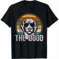 thumbnail image 1 of Hot Trending Tee With Goldendoodle The Dood Vintage Retro Dog Gift Unisex T-Shirt, 1 of 2