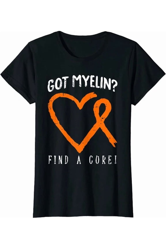 Hot Trending Tee With Got Myelin? Multiple Sclerosis Awareness Ms Warrior T-Shirt