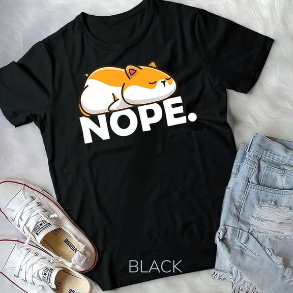 Hot Trending Tee With Hamster - Nope Hamster Unisex T-Shirt