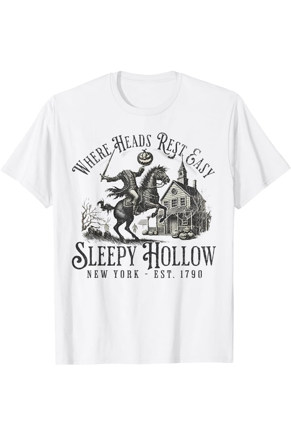 Hot Trending Tee With Headless Horseman Sleepy Hollow Jack O Lantern Unisex S-5Xl T-Shirt