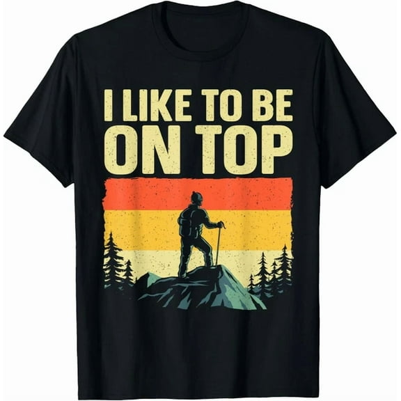 Hot Trending Tee With Hiking Designfor Men Women Hiker Hike Mountain Hiking Gift Unisex T-Shirt