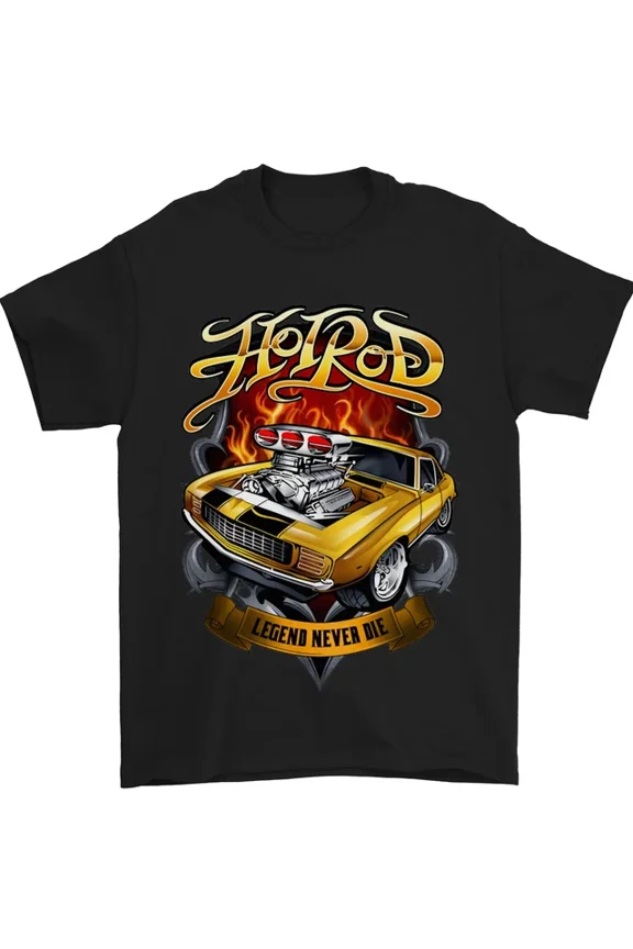 Hot Trending Tee With Hotrod Legend Hot Rod Dragster Car Mens Womens S-5Xl T-Shirt