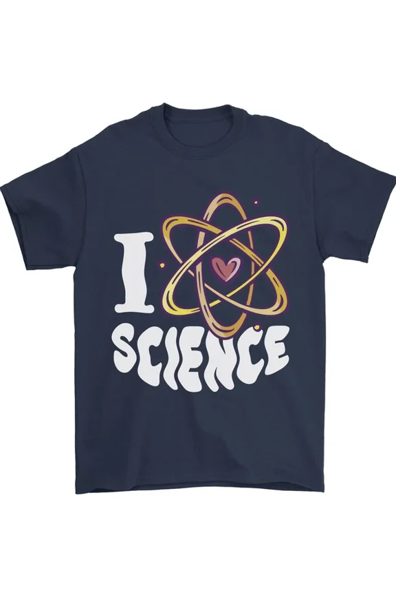 Hot Trending Tee With I Love Science Physics Chemistry Biology Nerd Mens Womens S-5Xl T-Shirt