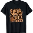 thumbnail image 1 of Hot Trending Tee With I Need Coffee To Focus Halowen, 1 of 2