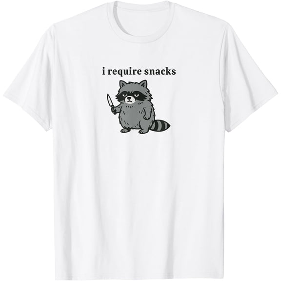 Hot Trending Tee With I Require Snacks Unisex S-5Xl T-Shirt