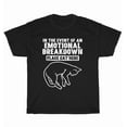 thumbnail image 1 of Hot Trending Tee With In The Event Of An Emotional Breakdown Place Cat Here Kitten T-Shirt Unisex Gift, 1 of 5