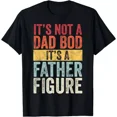 thumbnail image 1 of Hot Trending Tee With It'S Not A Dad Bod It'S A Father Figure, Retro Vintage Gift Unisex T-Shirt, 1 of 2