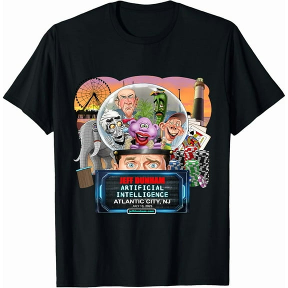 Hot Trending Tee With Jeff Dunham Atlantic City, Nj (2025) T-Shirt