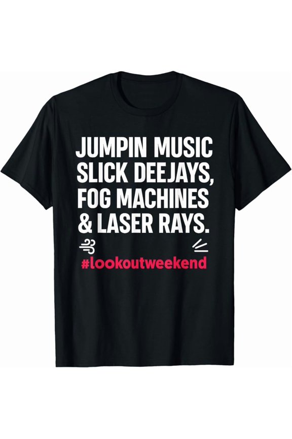 Hot Trending Tee With Jumpin Music Slick Deejays Party Vibes Retro Style T-Shirt