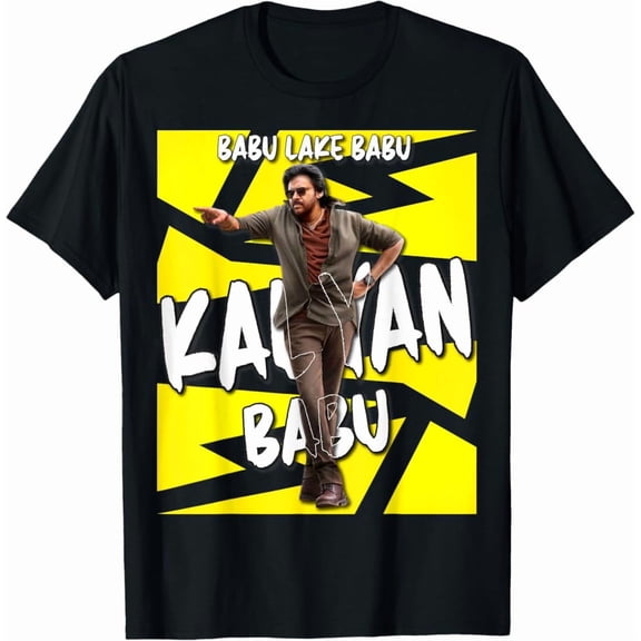 Hot Trending Tee With Kalyan Babu Mass Vibe, Pawan Kalyan Inspired Wear T-Shirt