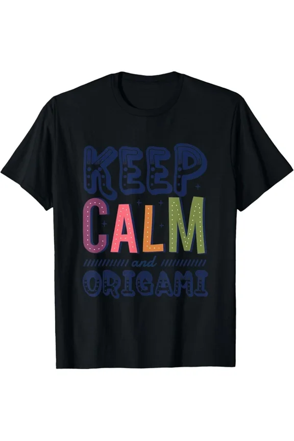 Hot Trending Tee With Keep Calm And Origami Japanese Unisex T-Shirt