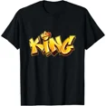 thumbnail image 1 of Hot Trending Tee With King Graffiti Art Street Art Urban Style Spray Paint Hip Hop Gift Unisex T-Shirt, 1 of 2