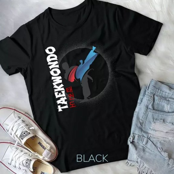 Hot Trending Tee With Korean Martial Artist Kick Taekwondo Pullover Unisex T-Shirt