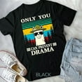 thumbnail image 1 of Hot Trending Tee With Llama Camping Only You Can Prevent Drama Vintage Camping Unisex T-Shirt, 1 of 2