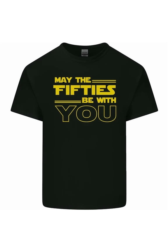 Hot Trending Tee With May The 50S Fifties Be With You Sci-Fi Mens Womens S-5Xl T-Shirt
