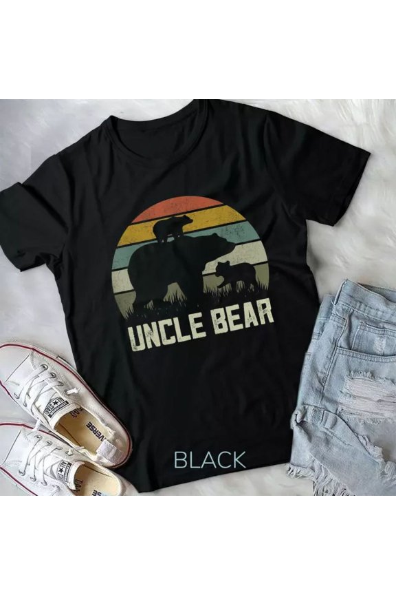 Hot Trending Tee With Mens Bear Uncle Shirts, Two Cub Fathers Day Uncles Unisex T-Shirt