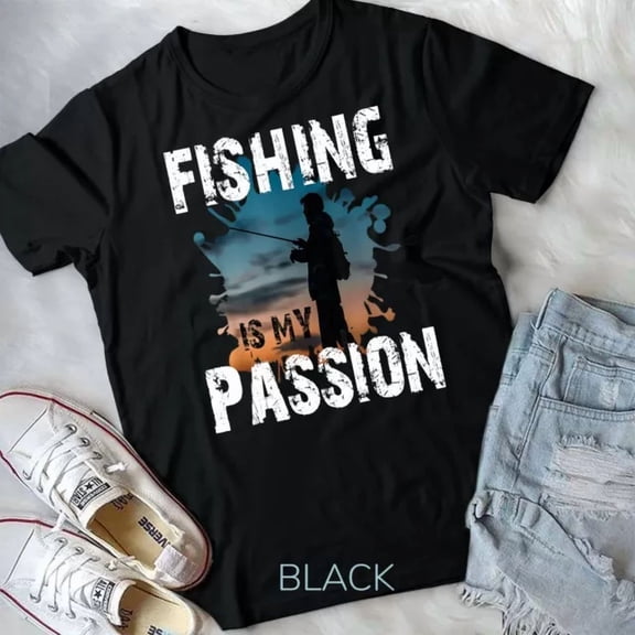 Hot Trending Tee With Mens Fishing Is My Passion - Father'S Day T-Shirt Unisex T-Shirt