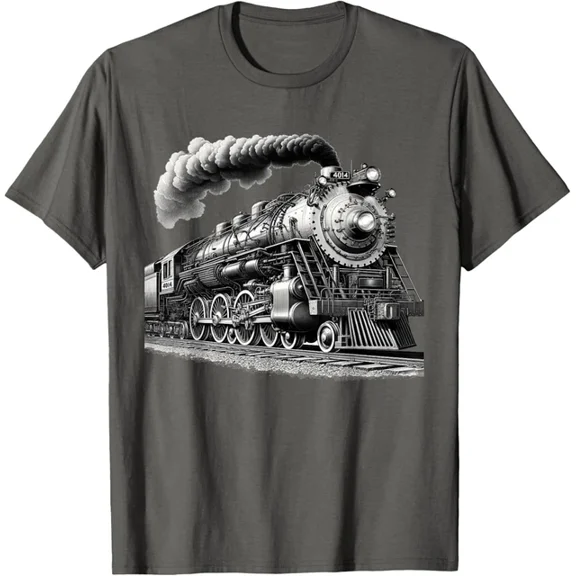 Hot Trending Tee With Model Railway Design All Aboard Train Tee Gift Unisex T-Shirt