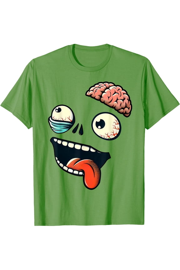 Hot Trending Tee With Monster Face Zombie Boy Girl Kid Unisex S-5Xl T-Shirt