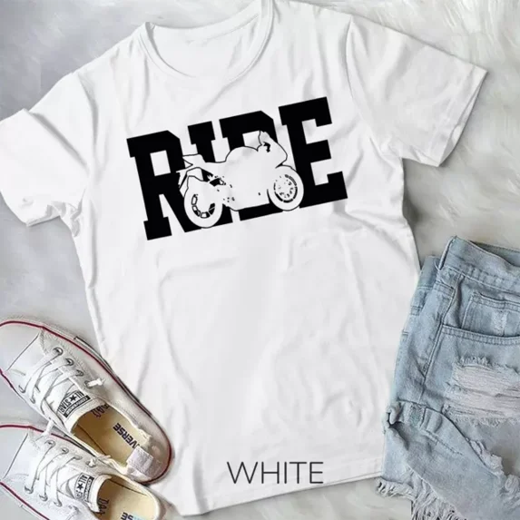 Hot Trending Tee With Motorcycle Racing Ride Super Bike Motor Biker Racer Gift Unisex T-Shirt