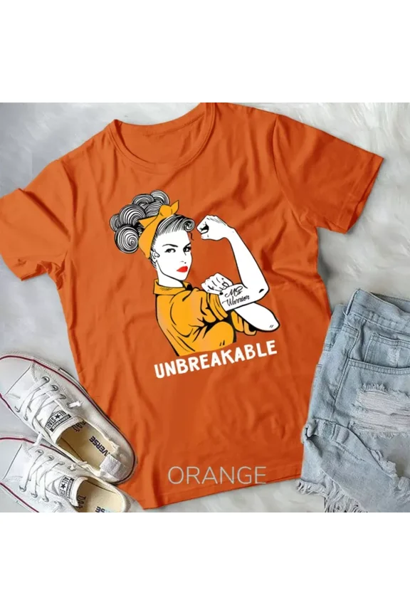 Hot Trending Tee With Ms Warrior Unbreakable T-Shirt Multiple Sclerosis Awareness Unisex T-Shirt