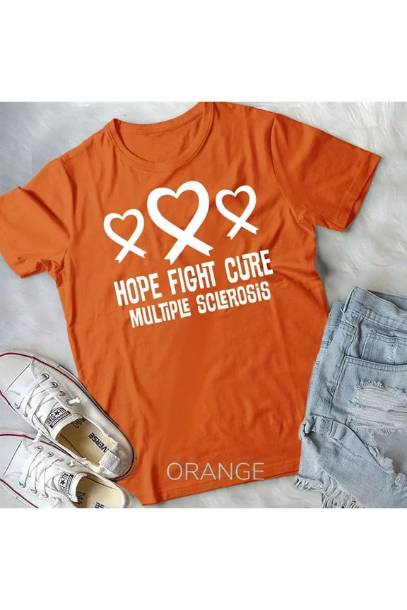 Hot Trending Tee With Multiple Sclerosis Awareness Ms Hope Walk T-Shirt Unisex T-Shirt