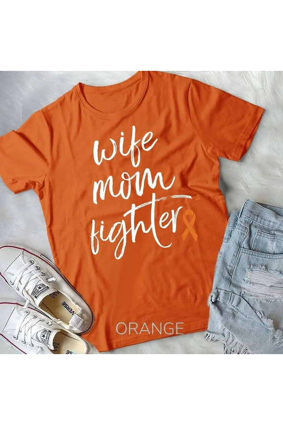 Hot Trending Tee With Multiple Sclerosis Awareness Products Ms Ribbon Fighter Mom T-Shirt