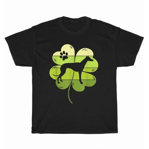 Hot Trending Tee With My Greyhound Is My Lucky Charm Saint Patricks Day Shamrock Dog Pet Lover T-Shirt