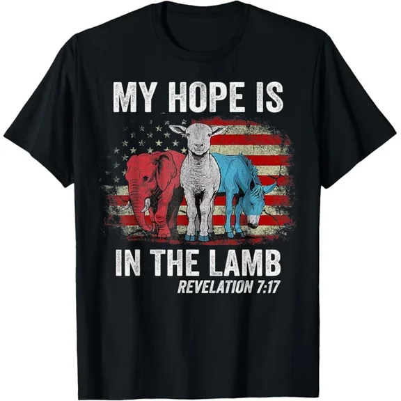 Hot Trending Tee With My Hope Is In The Lamb Tee Gift Unisex T-Shirt