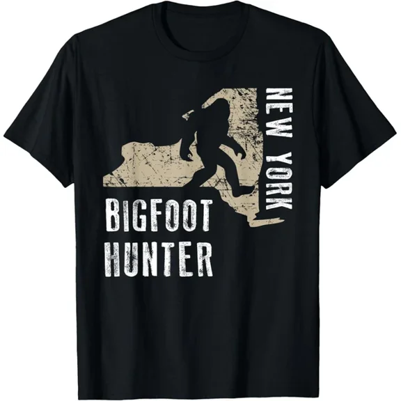 Hot Trending Tee With New York Bigfoot Hunter Shirt Sasquatch Gift Unisex T-Shirt