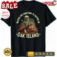 thumbnail image 1 of Hot Trending Tee With Oak Island Treasure Hunting Skeleton Oak Island Mystery Gift Unisex T-Shirt, 1 of 5